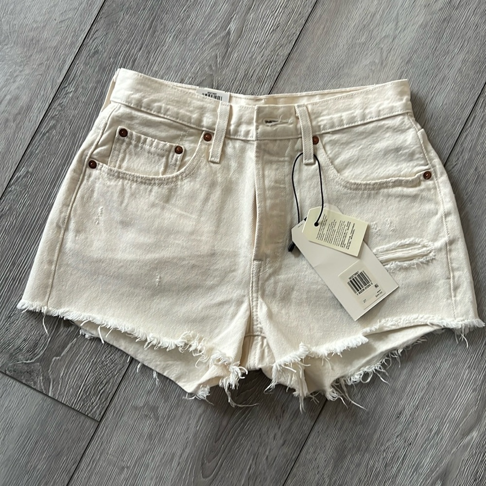 Levi’s ripped shorts